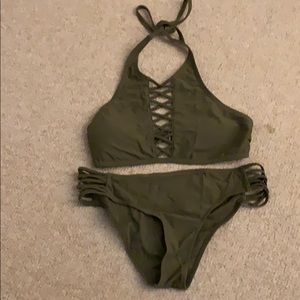 Hollister 2 piece swimsuit.
